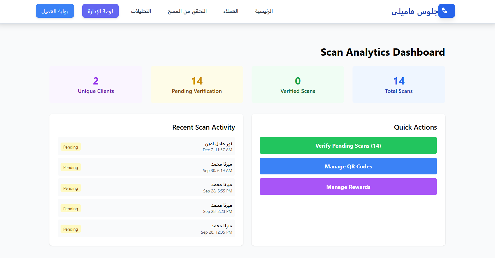 Clients Management System